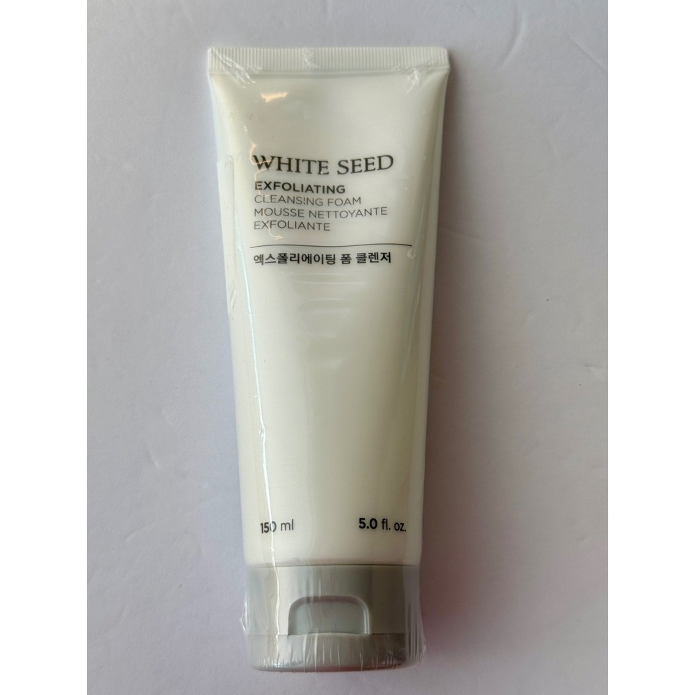 The Face Shop White Seed Exfoliating Cleansing Foam 5.0oz Brightening K-Beauty